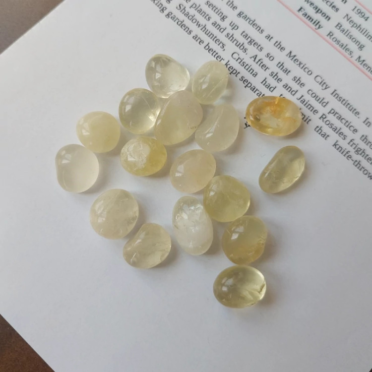 سنگ تامبل سیترین طبیعی اصل معدنی نگین مخصوس انگشتر و جواهرسازی