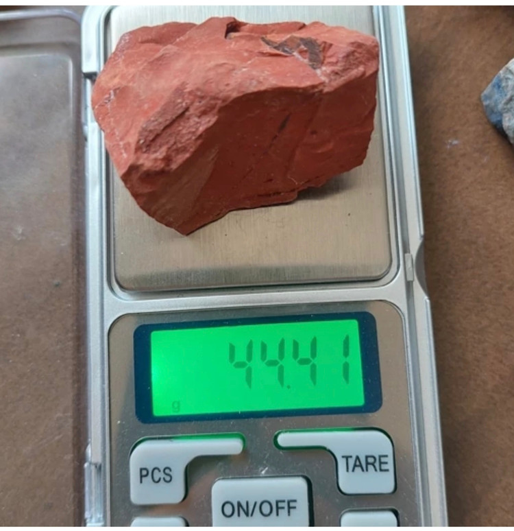 سنگ جاسپر قرمز تراش نخورده راف اصل طبیعی