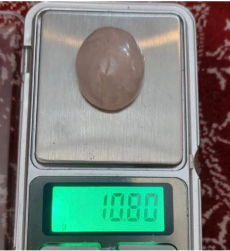 نگین رزکوارتز ماداگاسکار اصل طبیعی