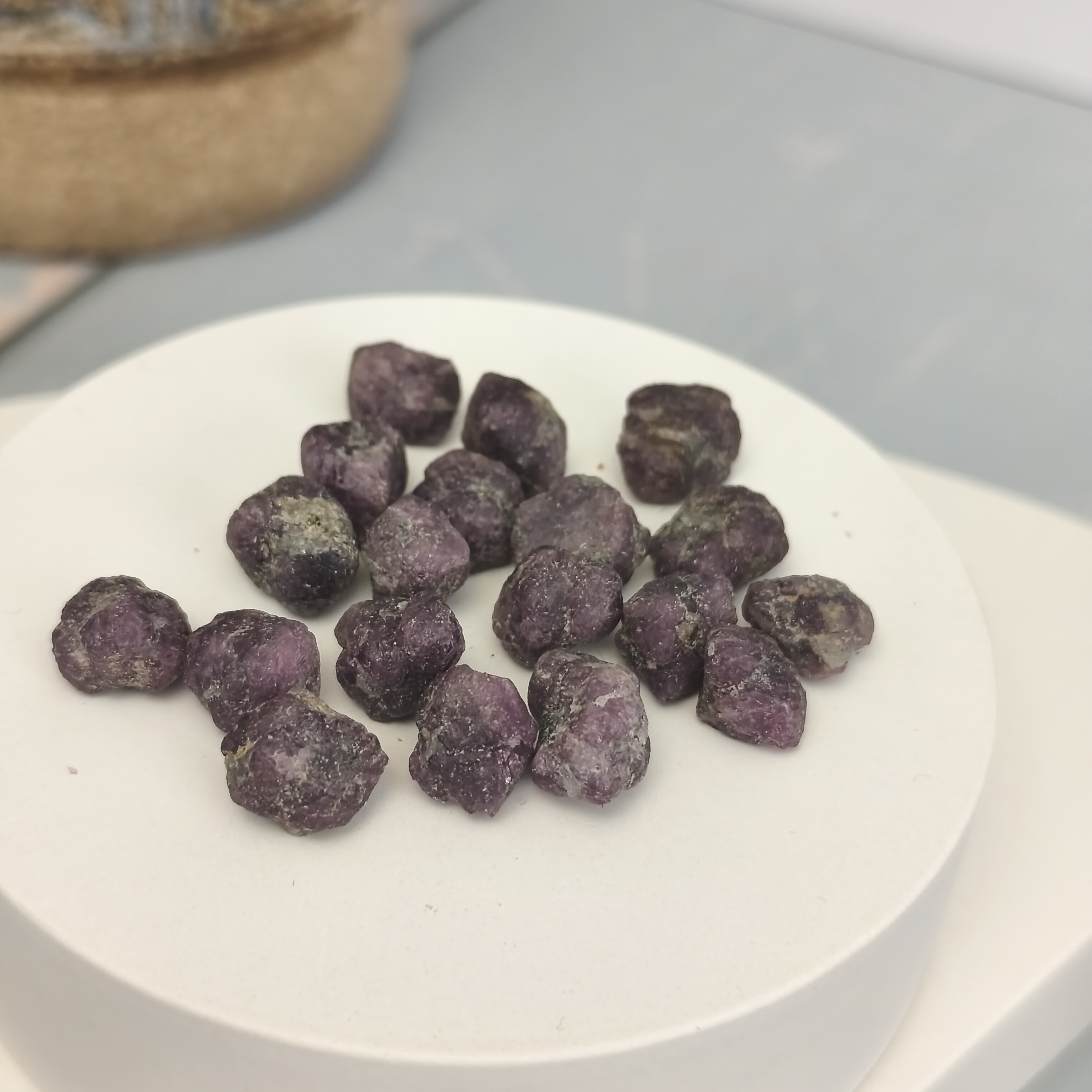 سنگ راف یاقوت افغان اصل معدنی تراش نخورده