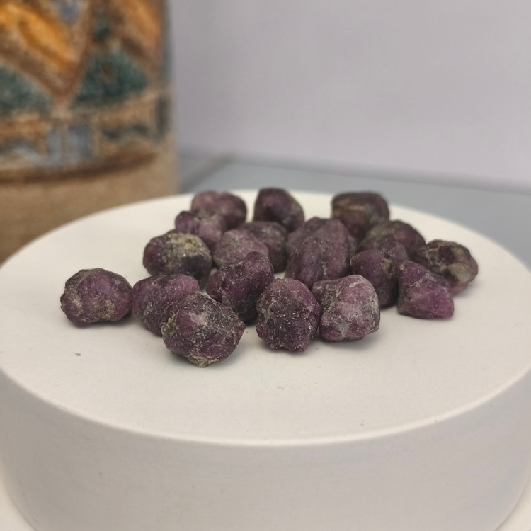 سنگ راف یاقوت افغان اصل معدنی تراش نخورده