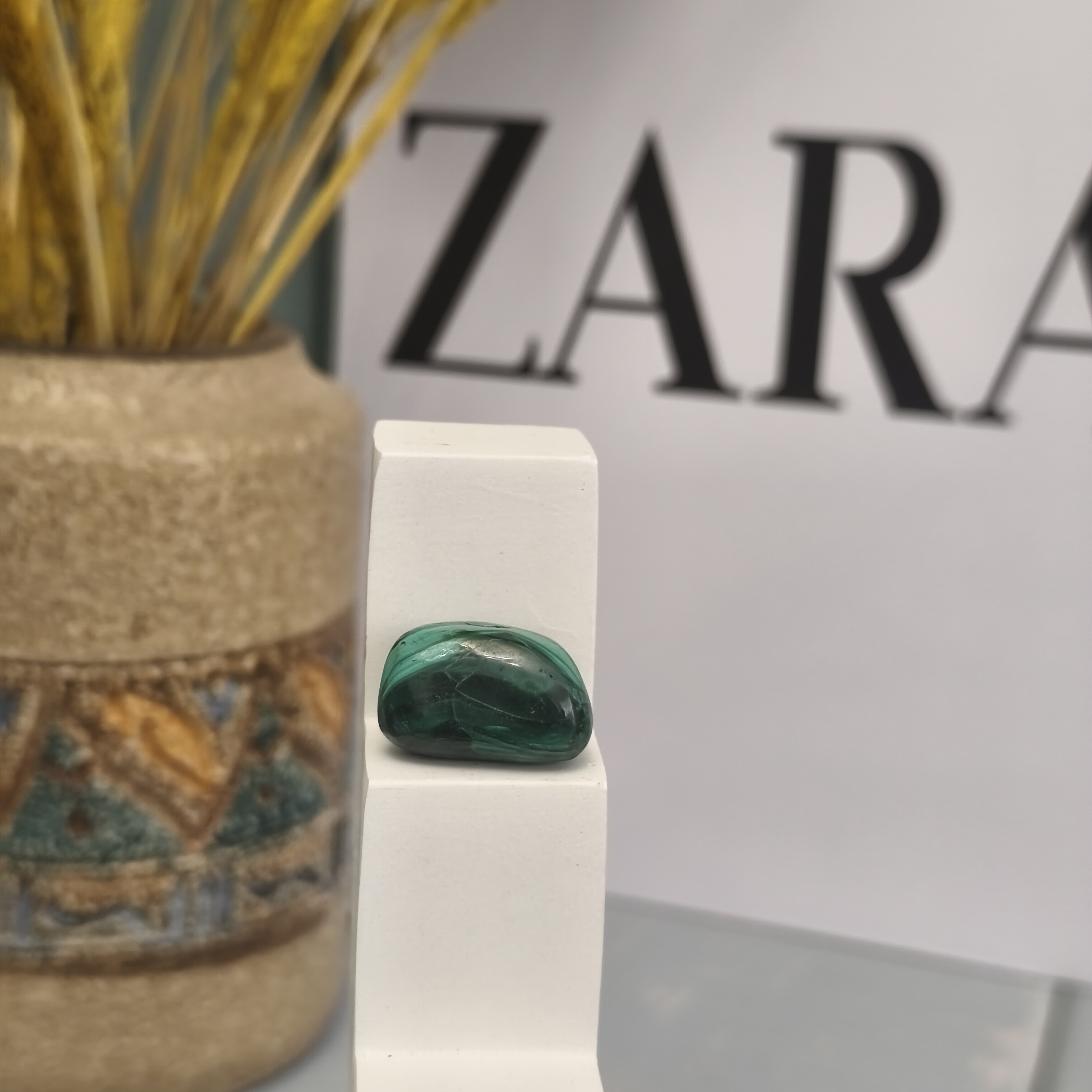سنگ تامبل مالاکیت اصل کنگو طبیعی معدنی 11.72گرم