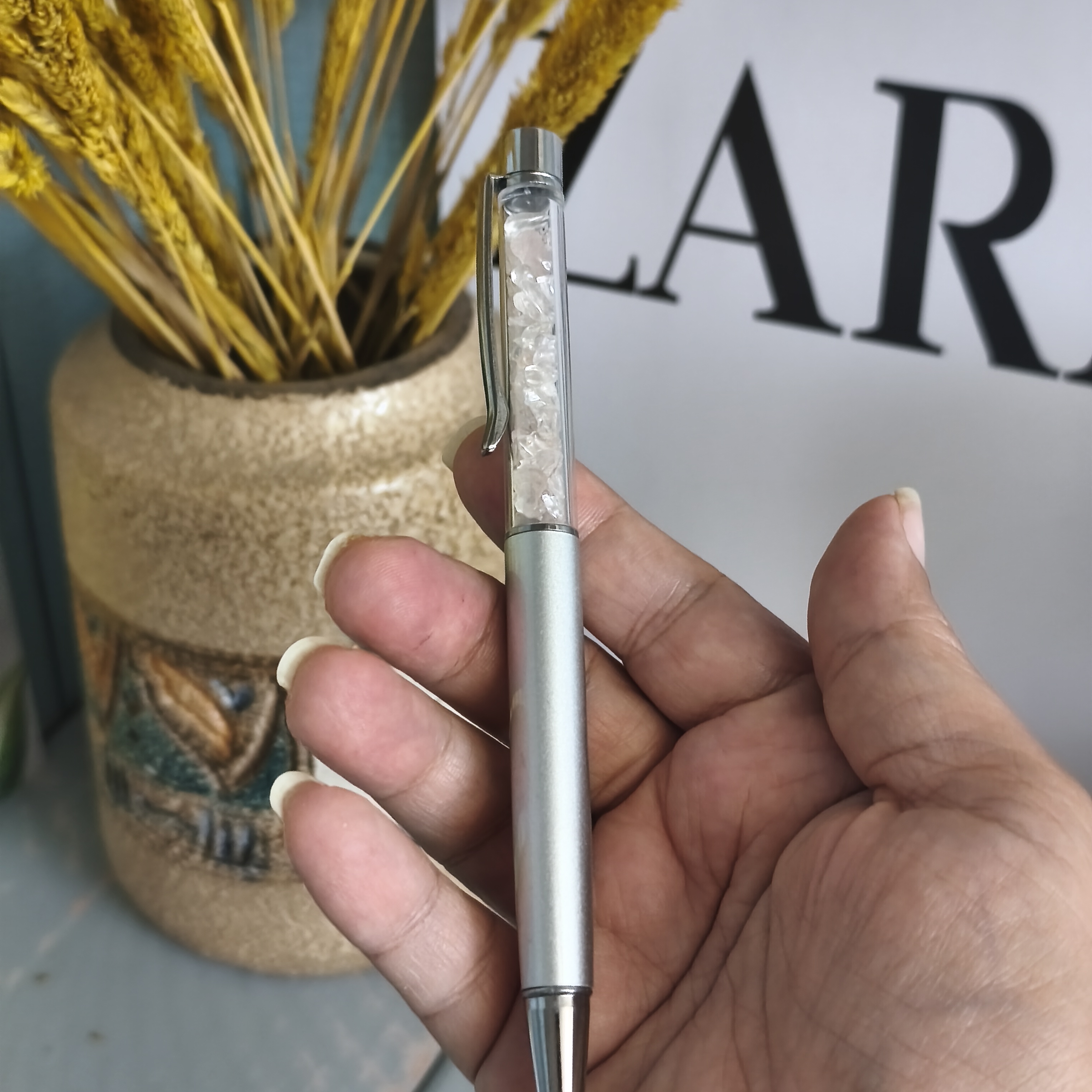 خودکار سنگ رزکوارتز اصل معدنی