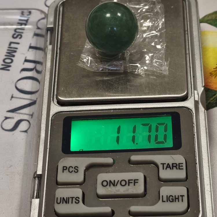 گوی سنگ آونتورین سبز 11.70اصل معدنی2سانت