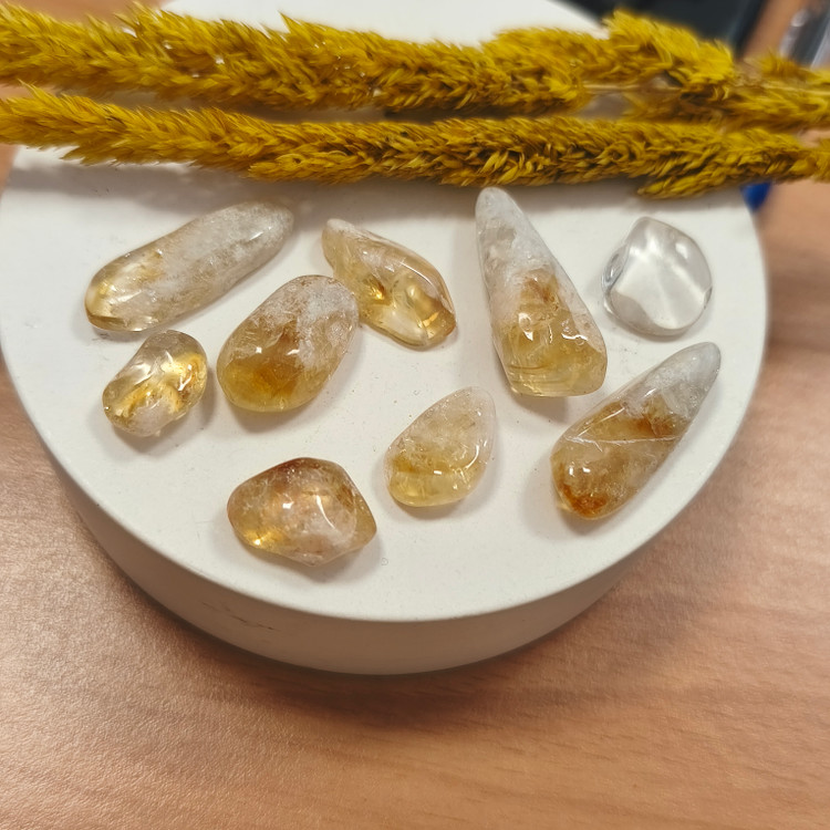 سنگ تامبل سیترین پک ۱۸.۴۲گرمی اصل معدنی